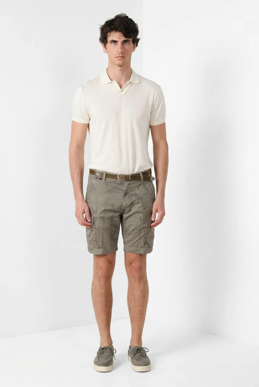 Mason's Chile cargo shorts salvie slim fit