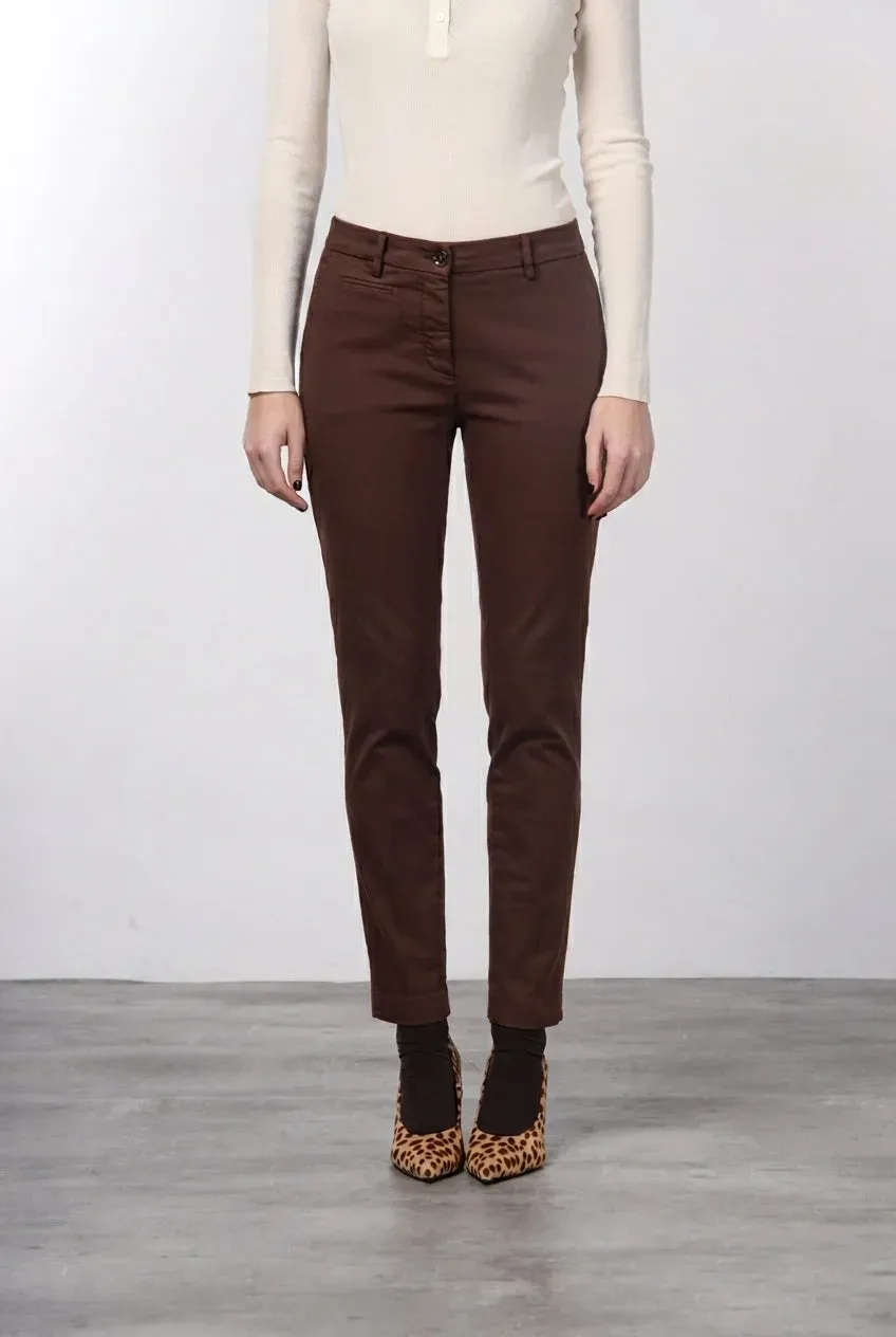 Mason's New York Slim chino bukser vinrød slim