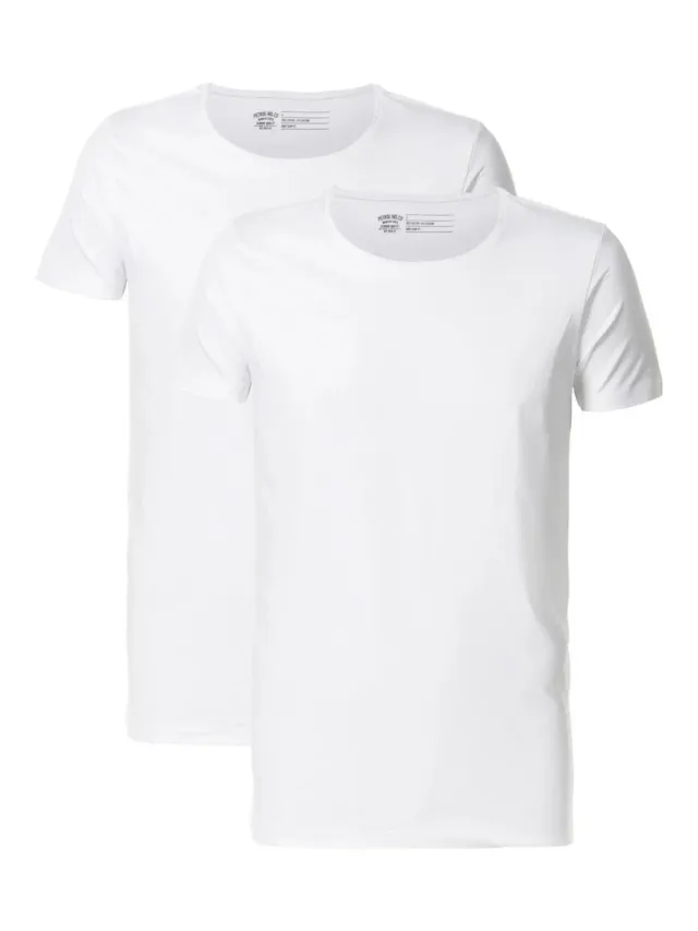 Petrol Industries Basic 2-pack t-shirts rund hals