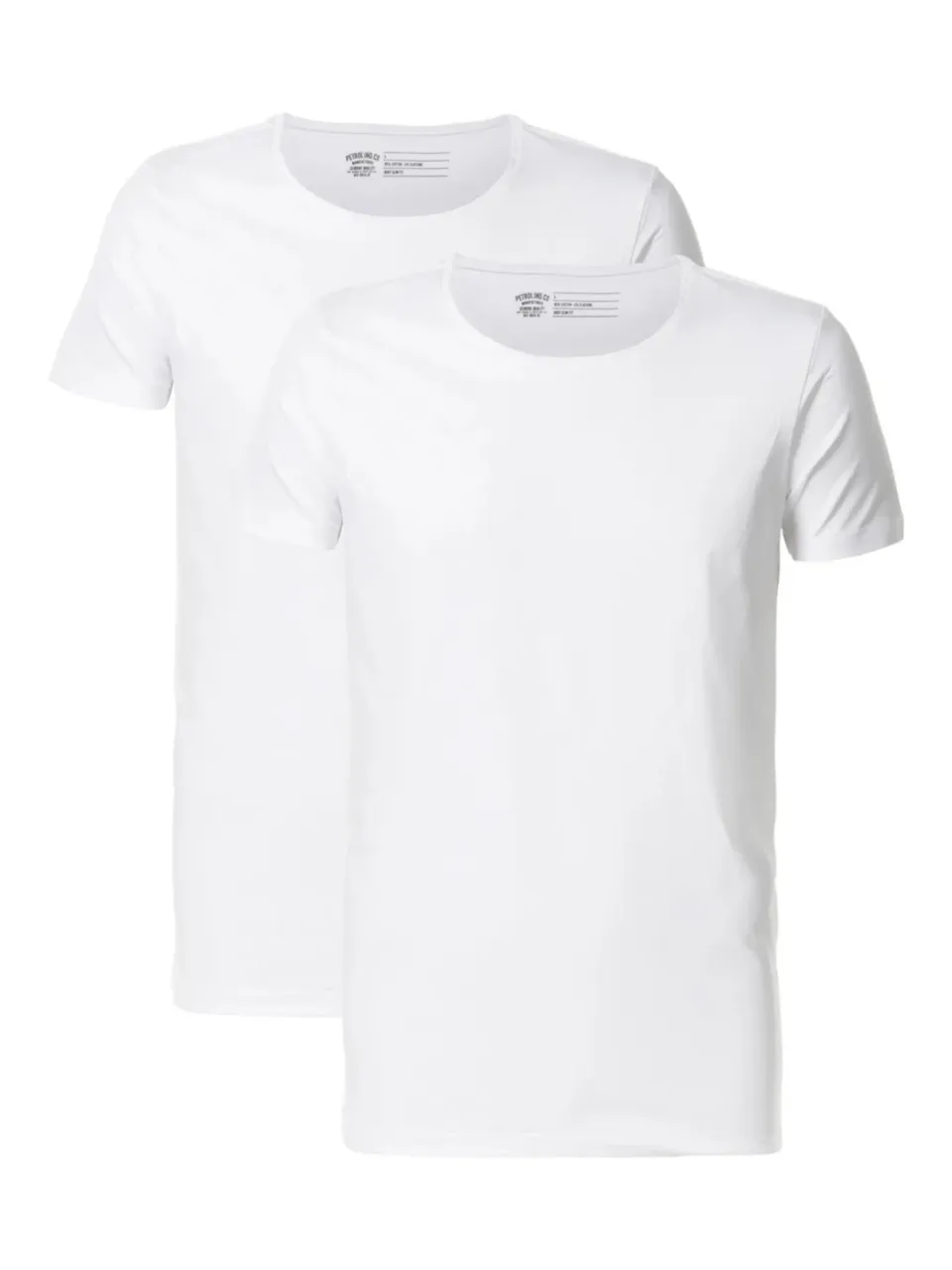 Petrol Industries Basic 2-pack t-shirts rund hals
