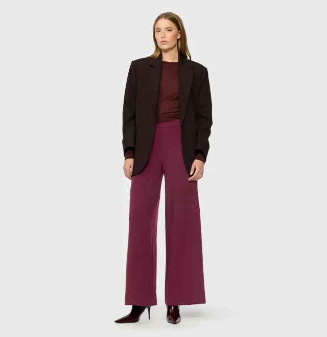 MAC Coralie 3421-00-0231 bukser bær crepe wide fit
