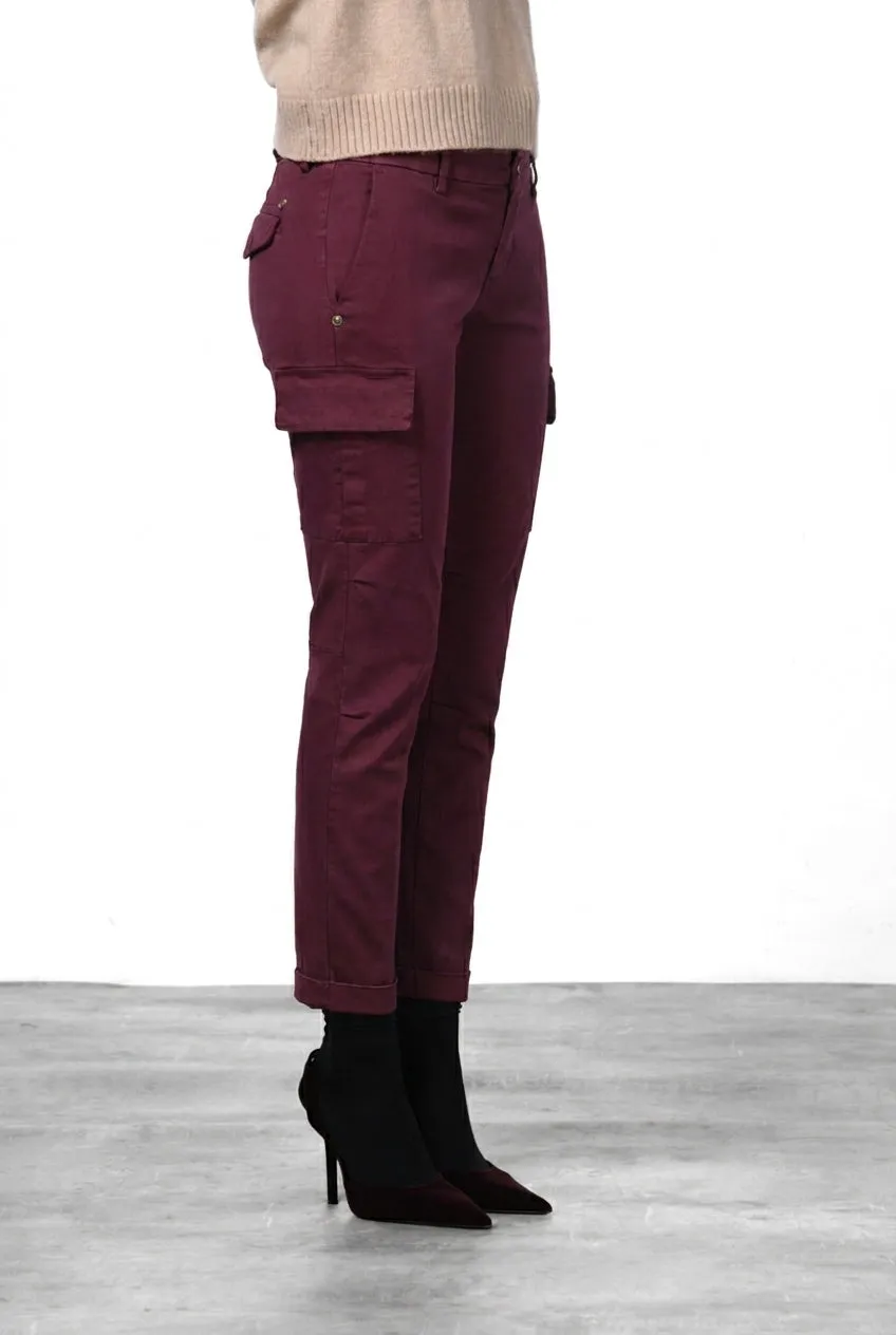 Mason's Chile City cargobukser slim – bordeaux