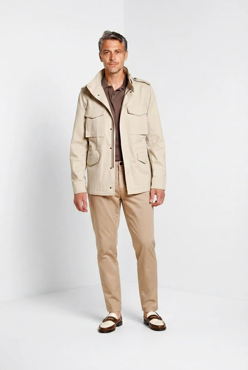 Mason's Osaka chinobukser beige carrot stretch