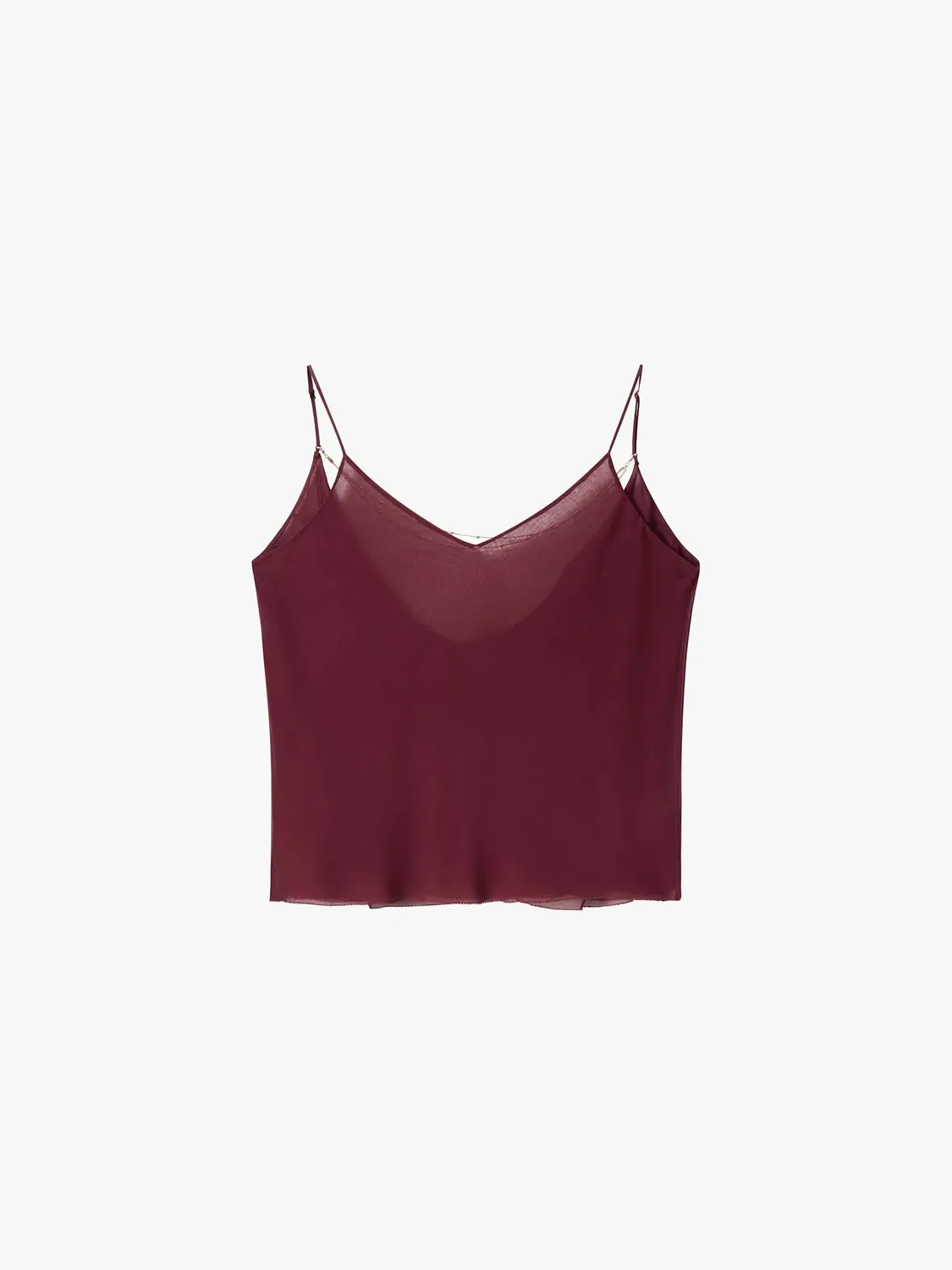 Miss Sixty Camisole top silketop rød XS