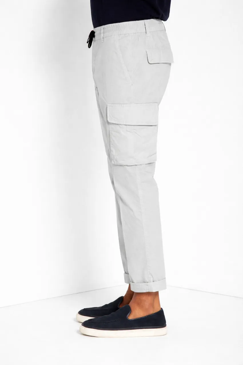 Mason's Chile Jogger cargo bukser lysegrå extra slim