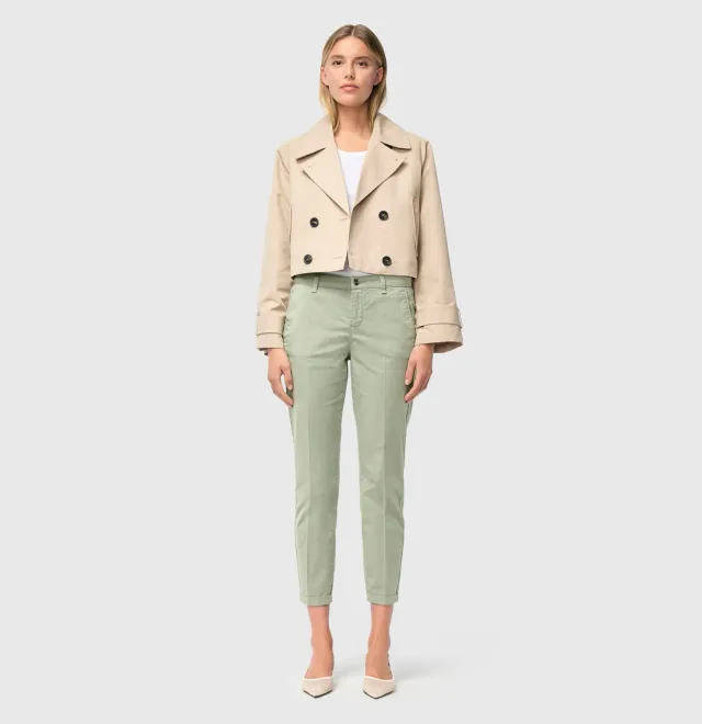 MAC Chino Turn Up 3075 slim chinos grøn