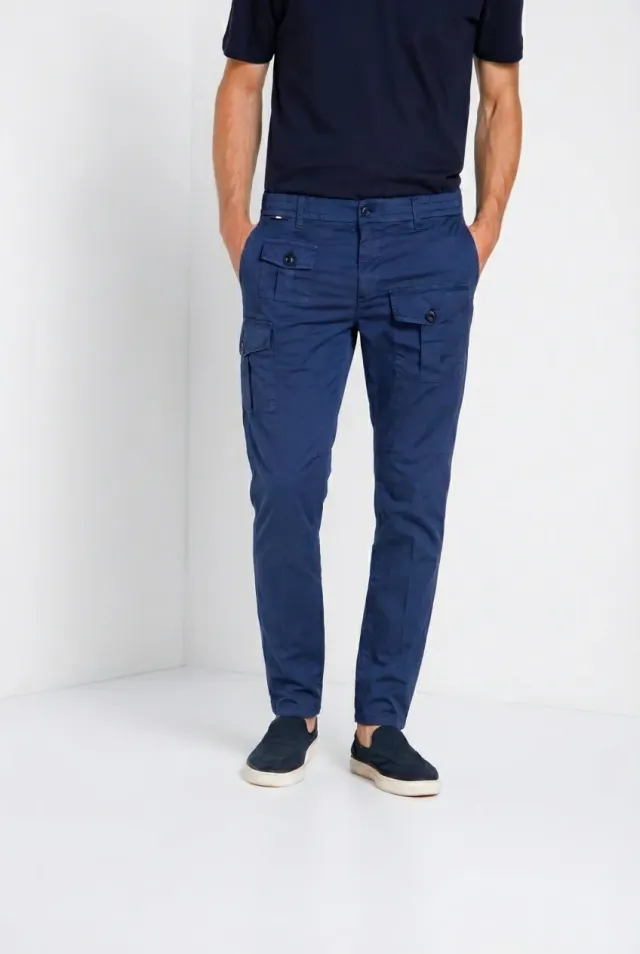 Mason's George Coolpocket cargo jogger blå carrot