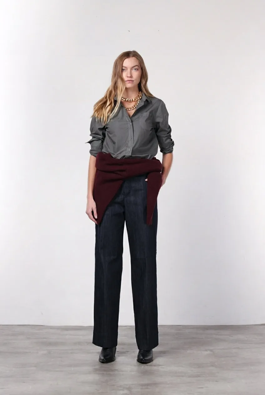 Mason's New York Studio chinos navy straight denim