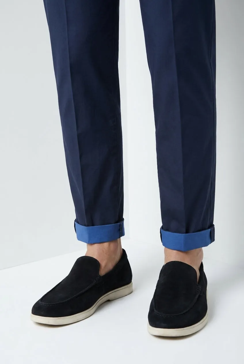 Mason's Torino City Travel herre chinos navy slim fit