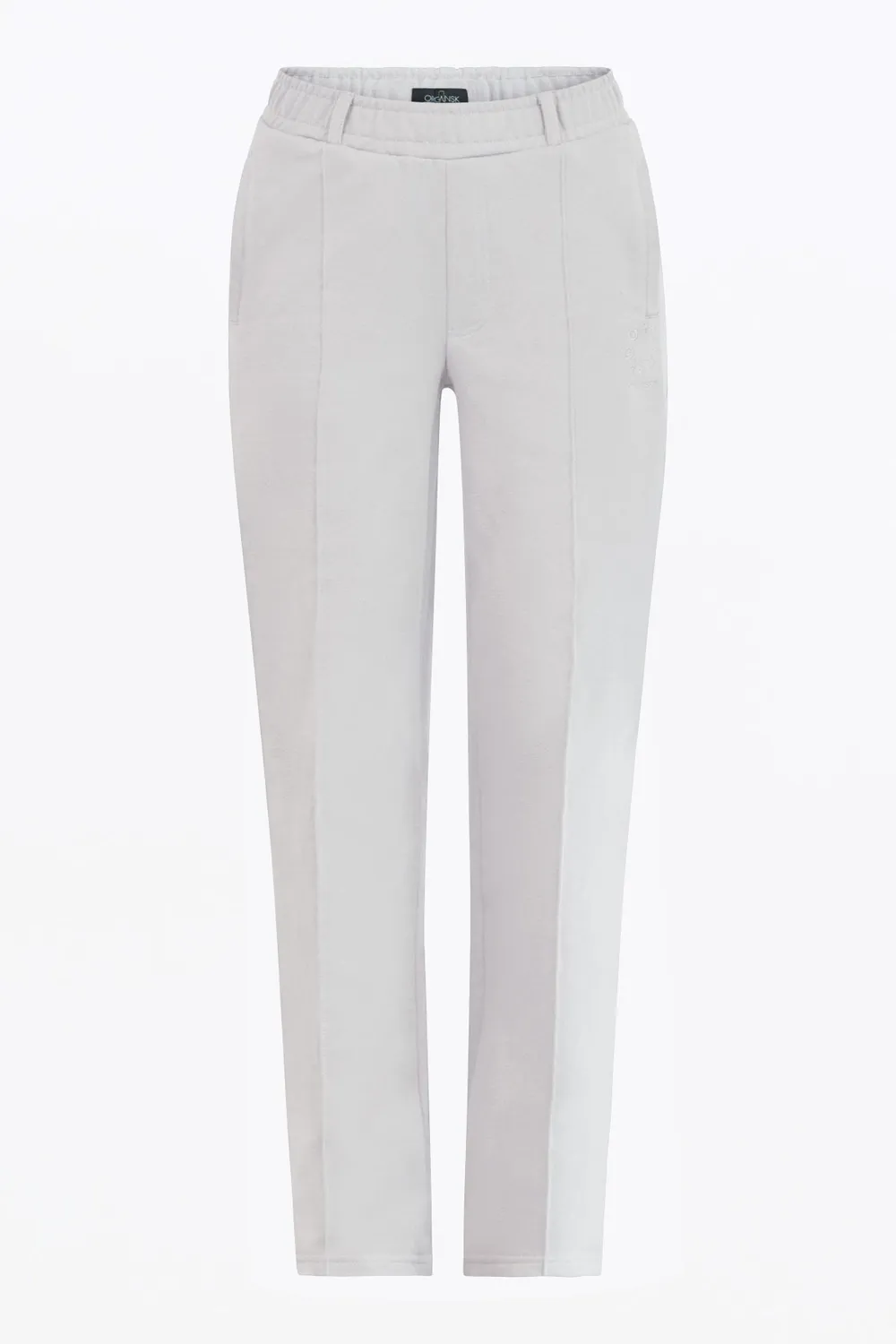 Organsk Studio The Tailored Jersey Trouser bukser grå stretch