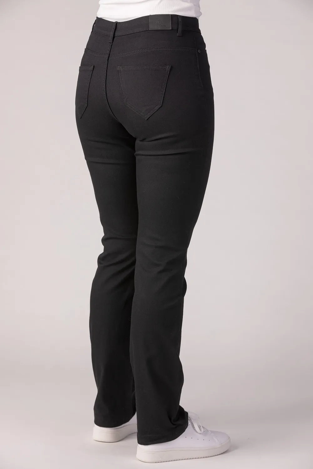 Merrytime Maria Regular jeans sort løs pasform