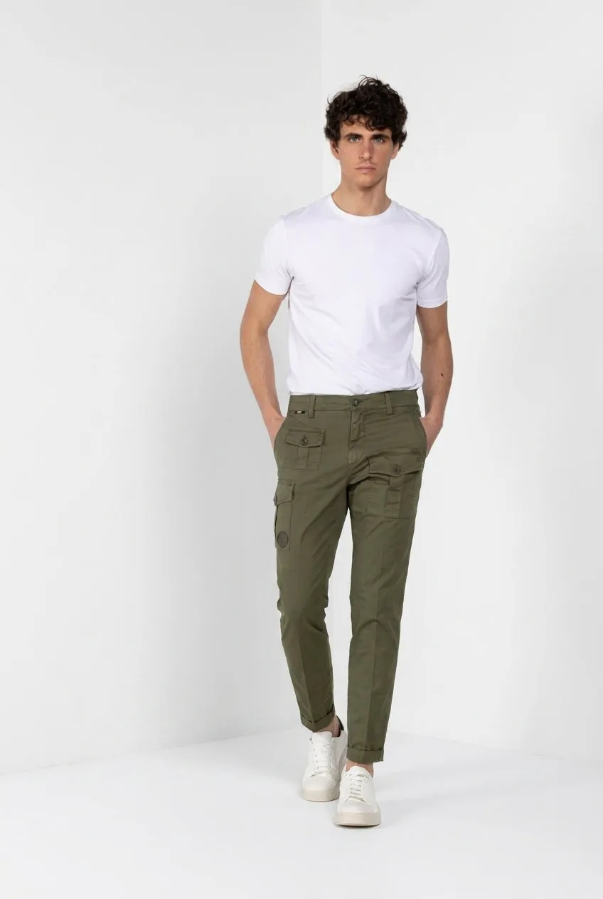 Mason's George Coolpocket cargobukser carrot mørkegrøn