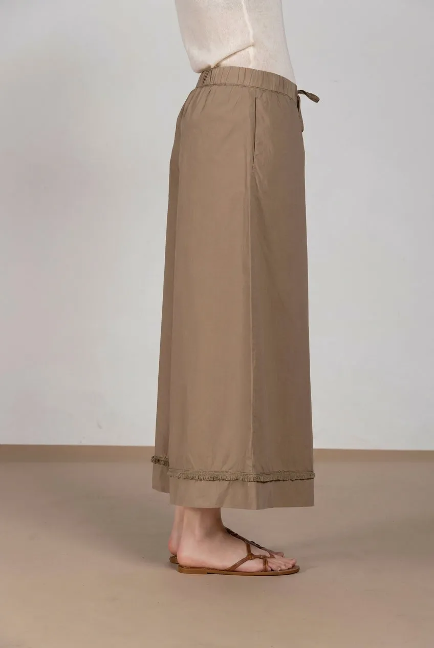 Mason's Portofino Cropped jogger mørk beige