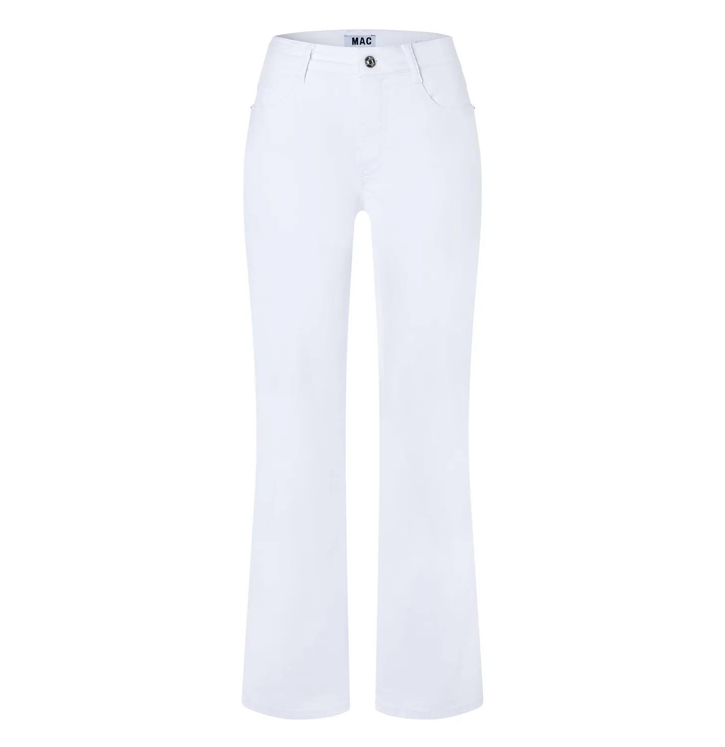 MAC Laura 5225-00-0423L bukser hvide flared fit