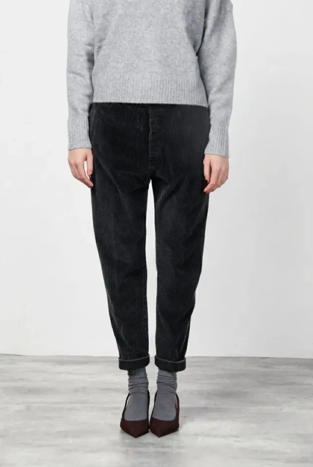 Mason's Malibu Jogger City fløjl jogger sort relaxed