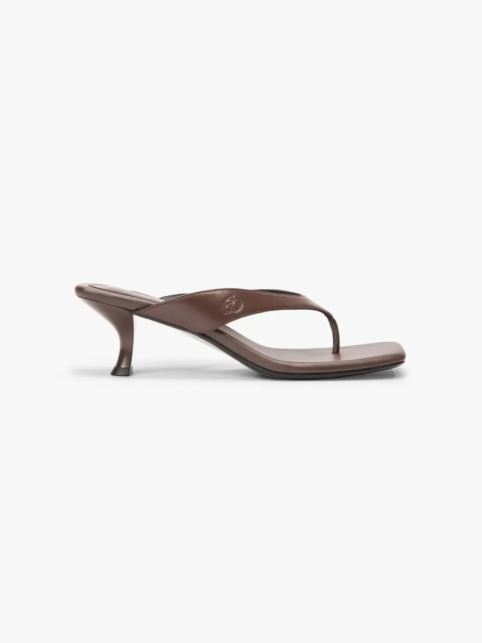 Miss Sixty Kitten Heel sandaler brun lammeskind