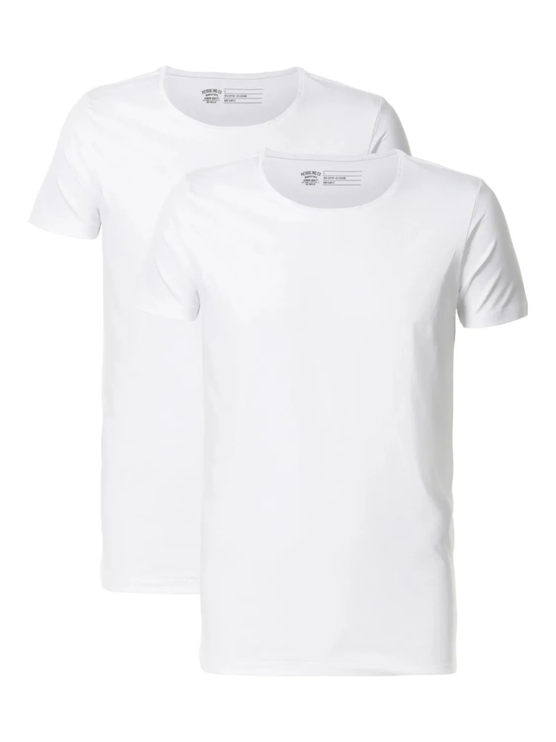 Petrol Industries Basic 2-pack t-shirts rund hals