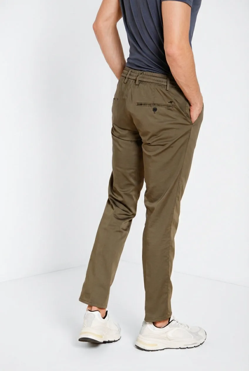 Mason's Milano Jogger chinos grøn extra slim