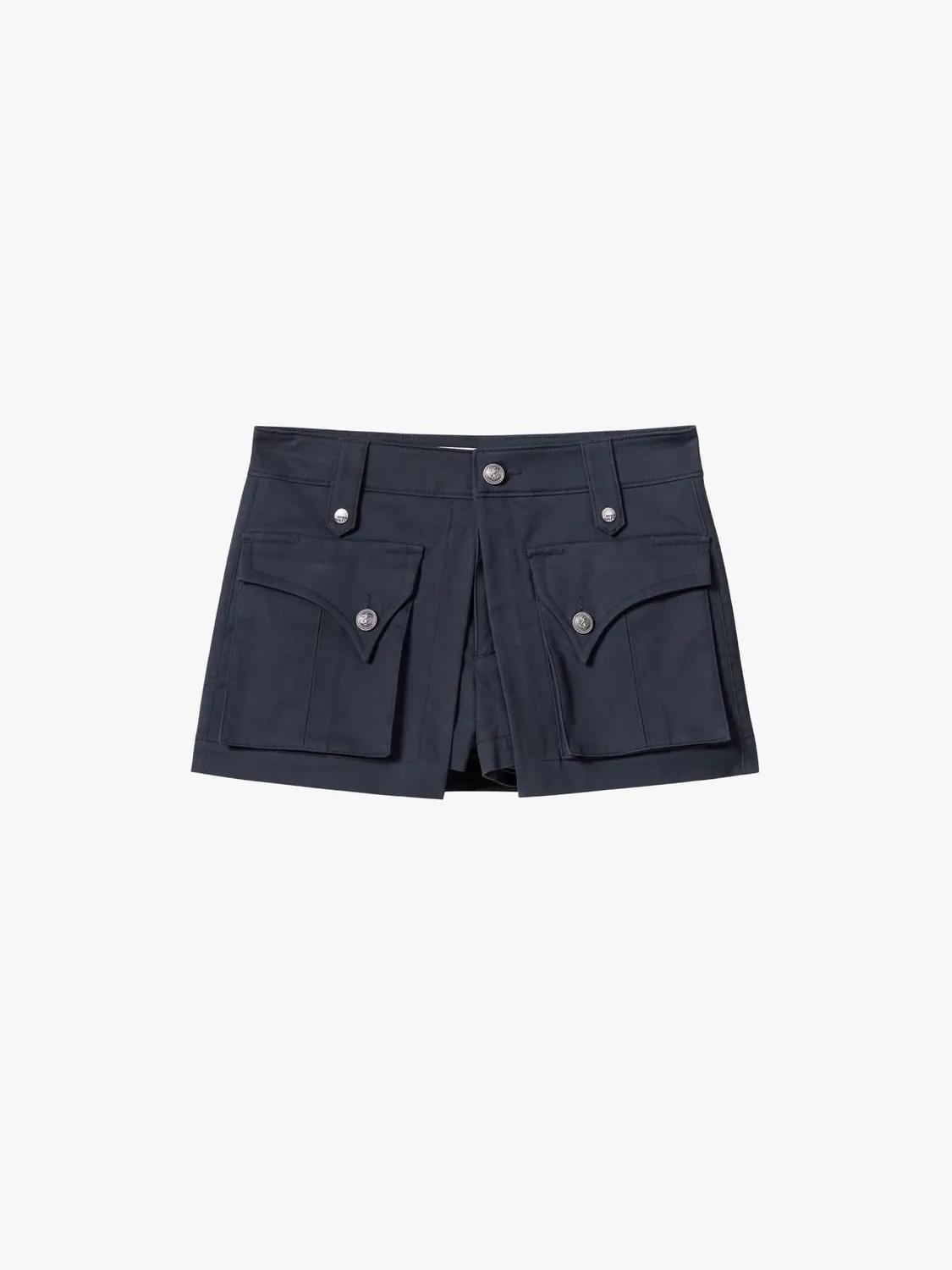 Miss Sixty cargo skort navy stretch lommer