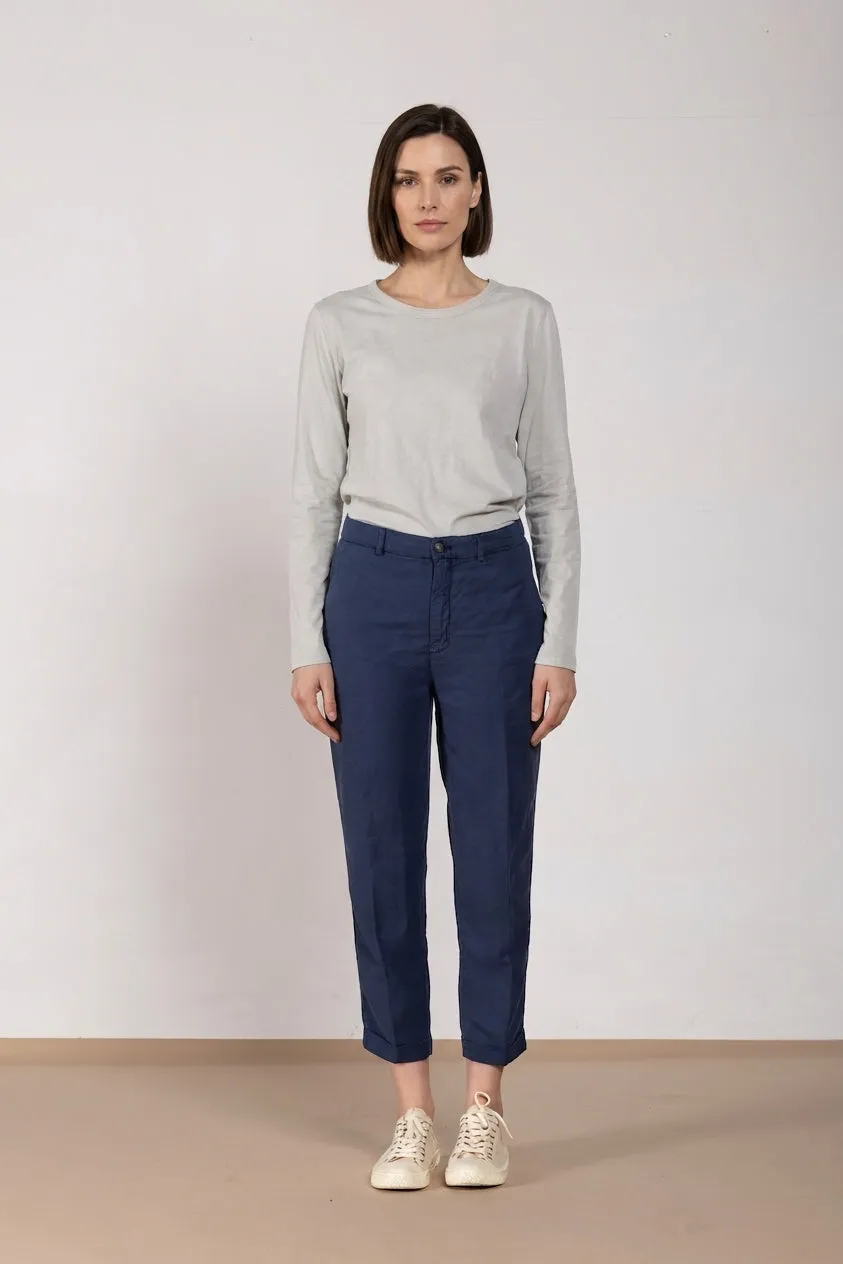 Mason's Linda Summer chinos dame royalblå relaxed