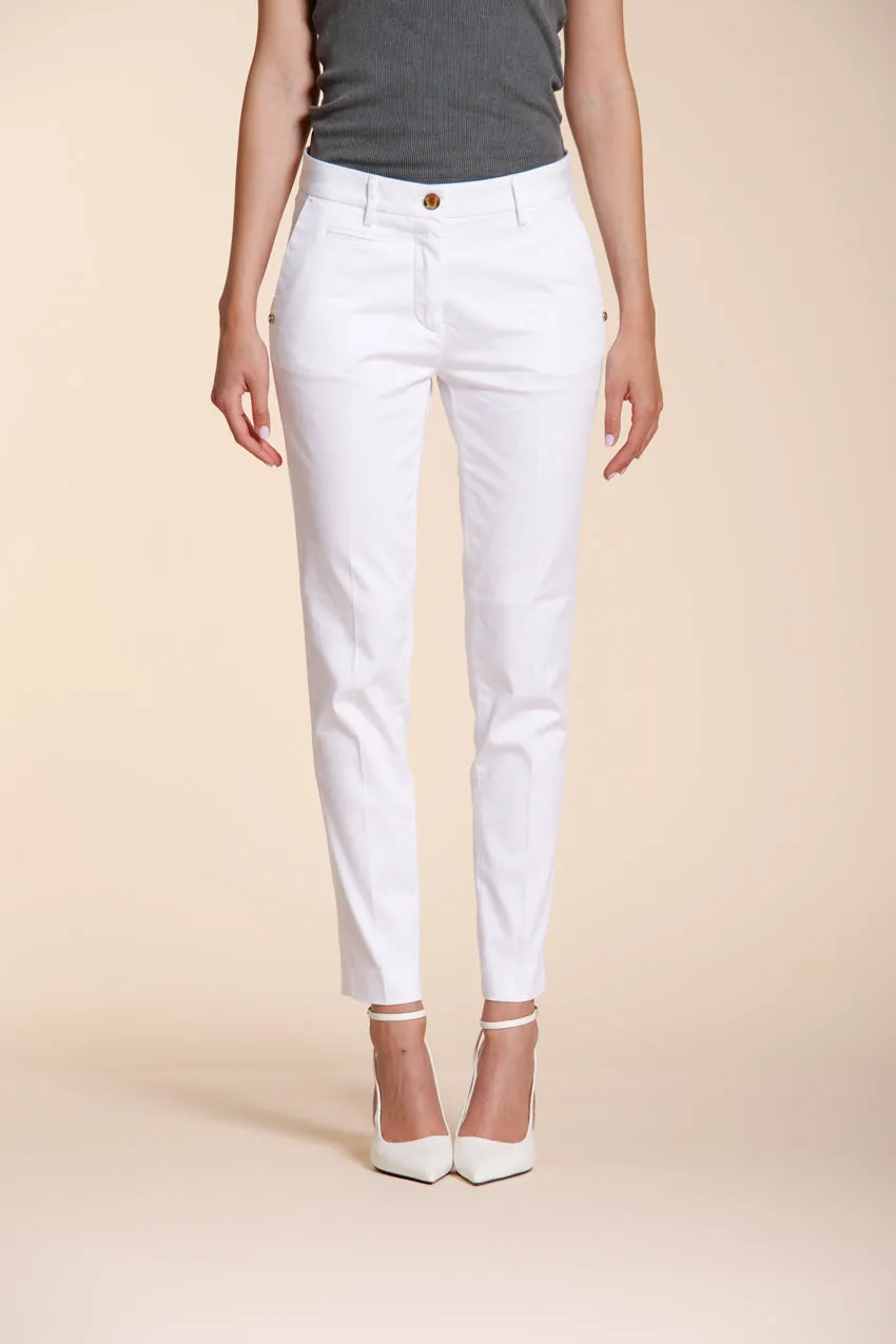 Mason's New York Slim dame chino hvid