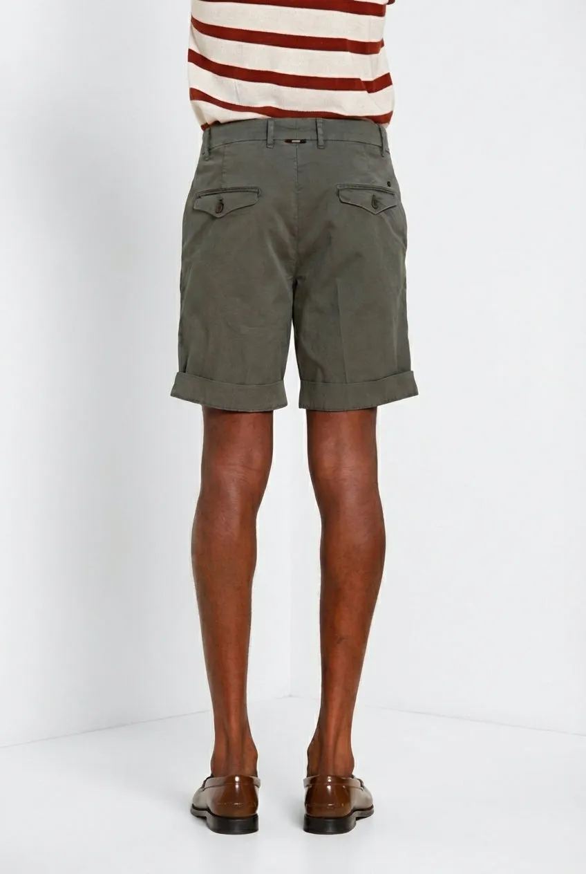 Mason's Boston bermudashorts herre militærgrøn relaxed