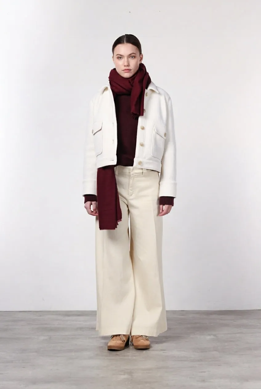 Mason's New York Palazzo chinos creme uld wide leg