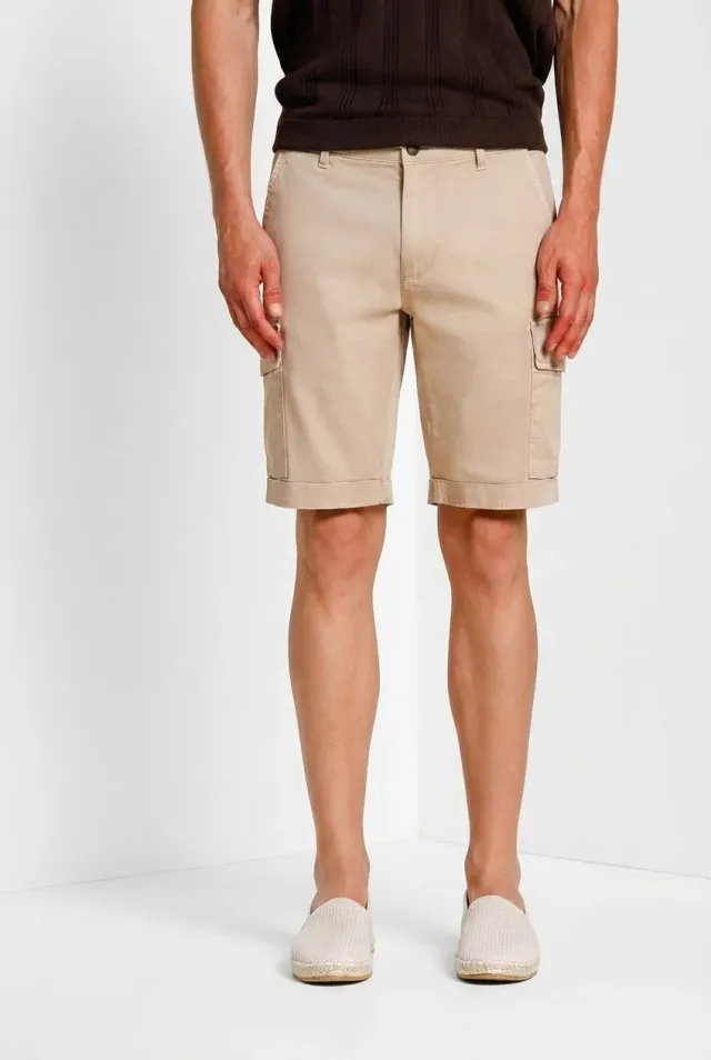 Mason's Chile cargo bermuda beige stretch