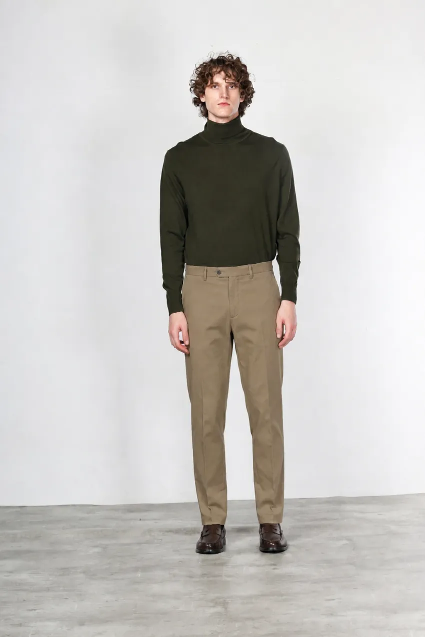 Mason's Paris chinobukser taupe carrot fit uld