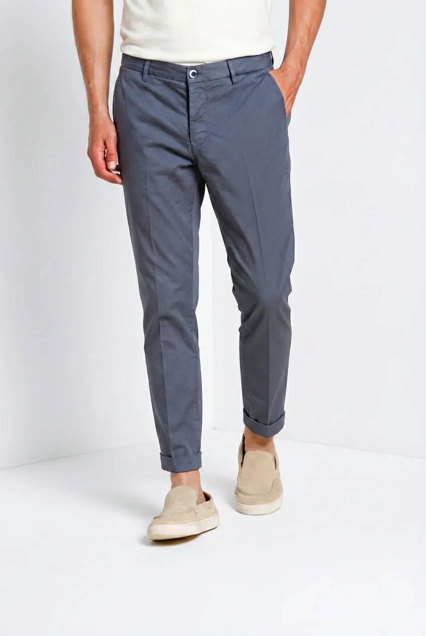 Mason's Milano chino bukser lyseblå extra slim