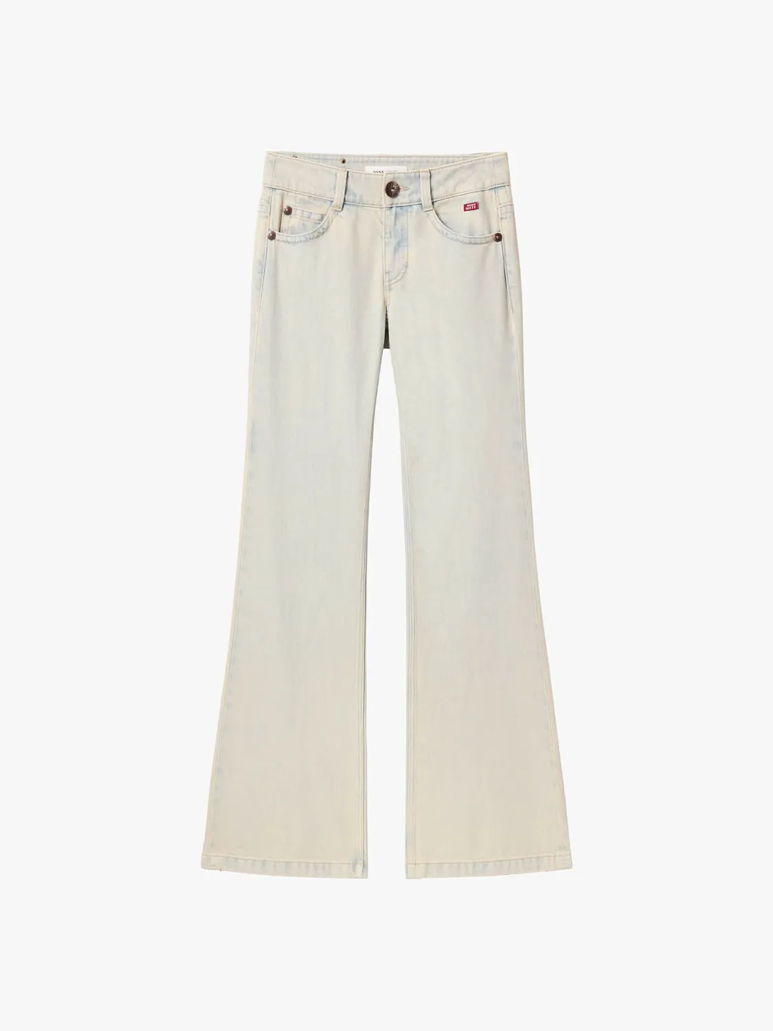 Miss Sixty flare jeans light blue med slidser