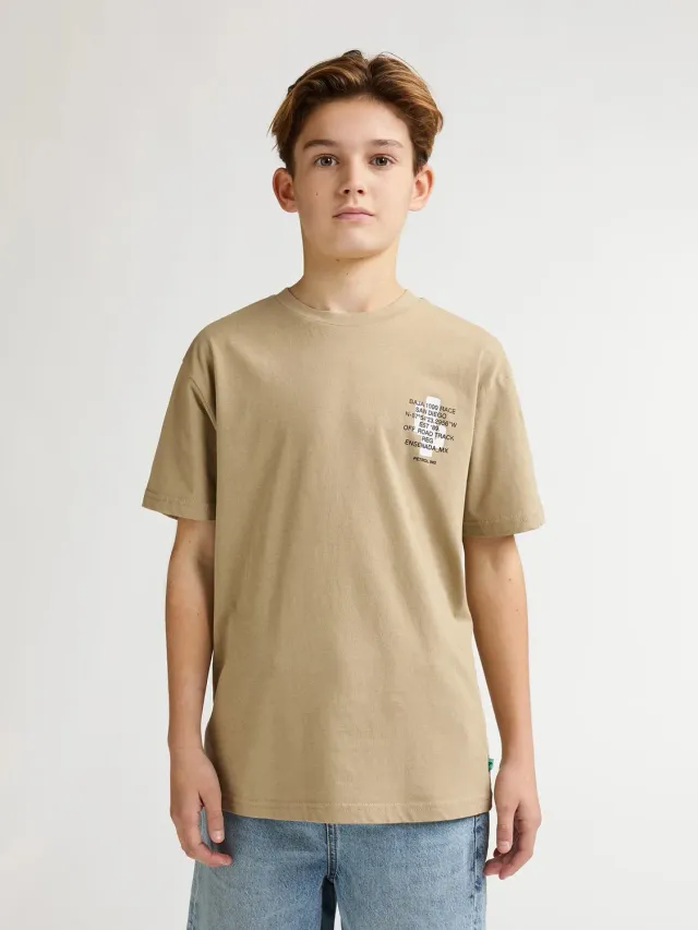 Petrol Industries Sombrero drenge t-shirt rygprint bomuld