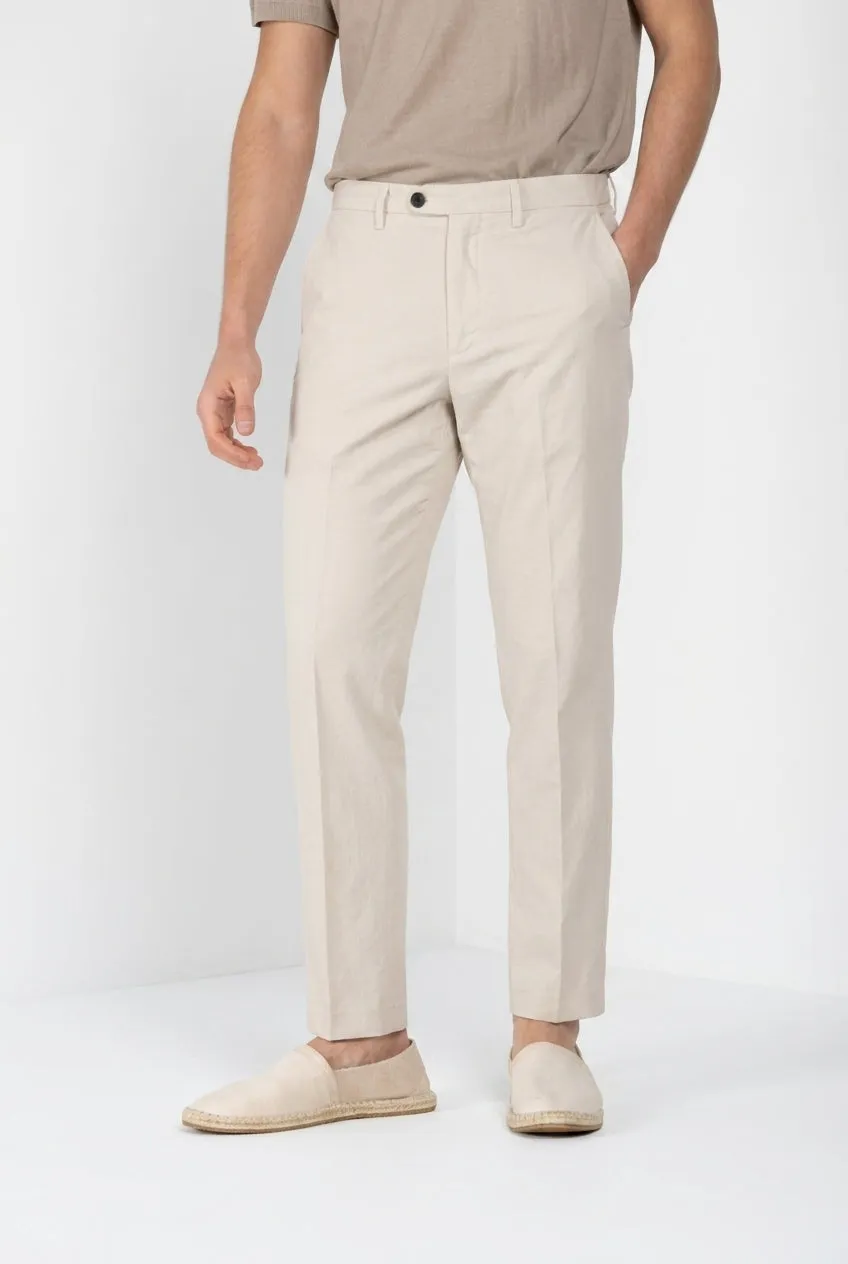 Mason's Boston chinos relaxed fit stucco hør