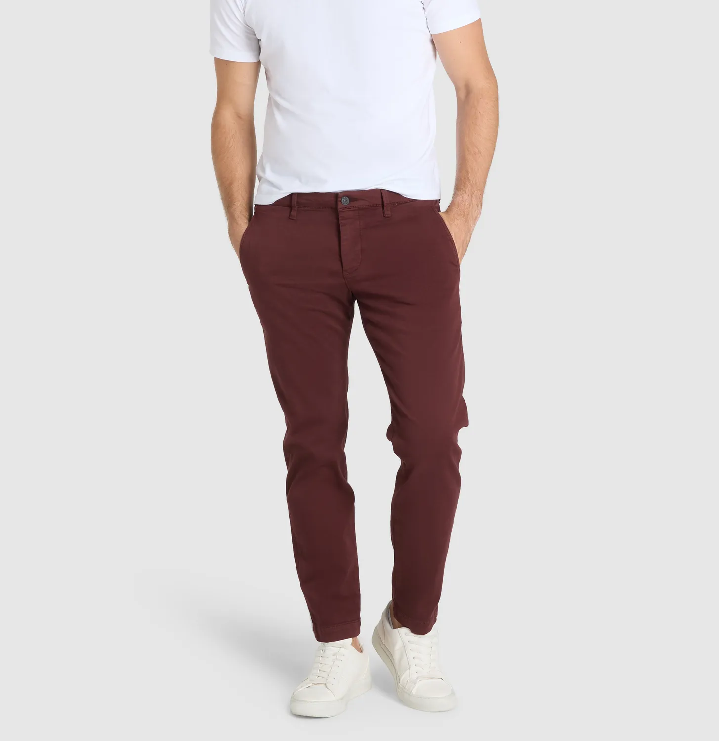 MAC Driver Pants regular jeans rød strækbund