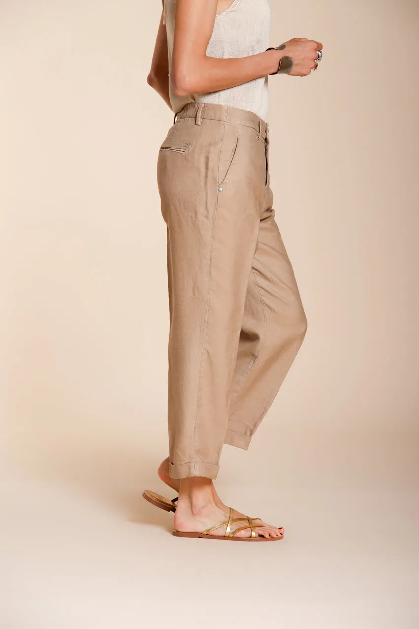 Mason's Linda Summer chinobukser relaxed beige hør