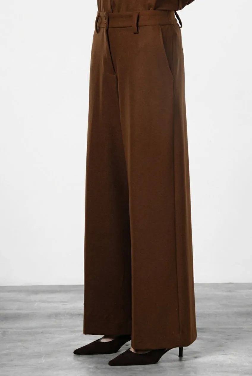Mason's New York Wide Elax chino lysebrun wide leg dame