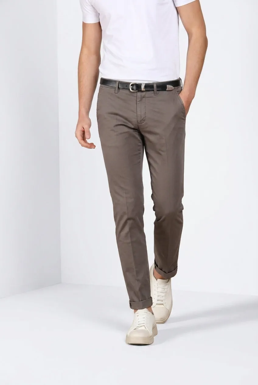 Mason's Torino Travel chino bukser grå slim stretch