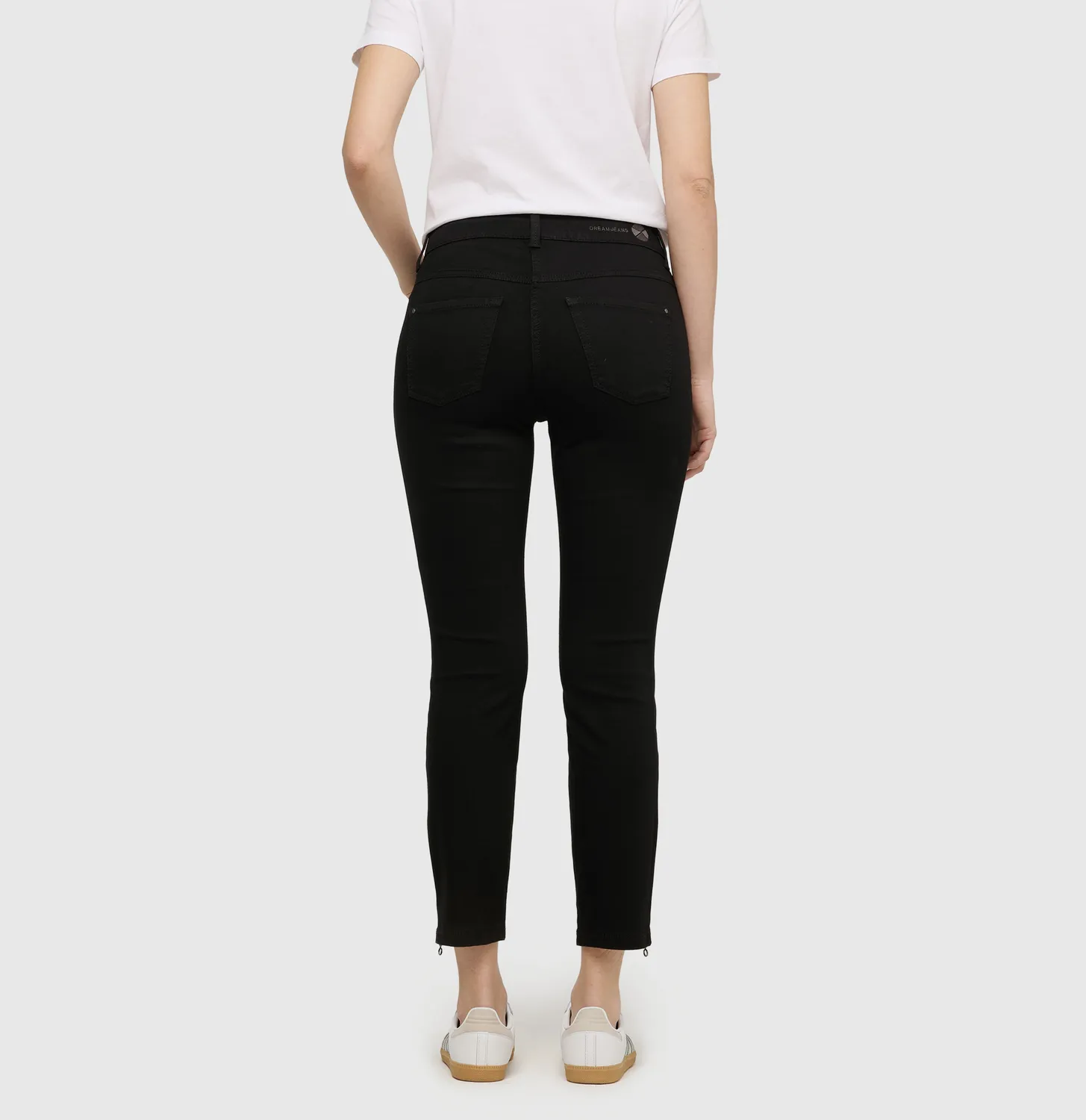 MAC Dream Chic jeans sort cropped stretch
