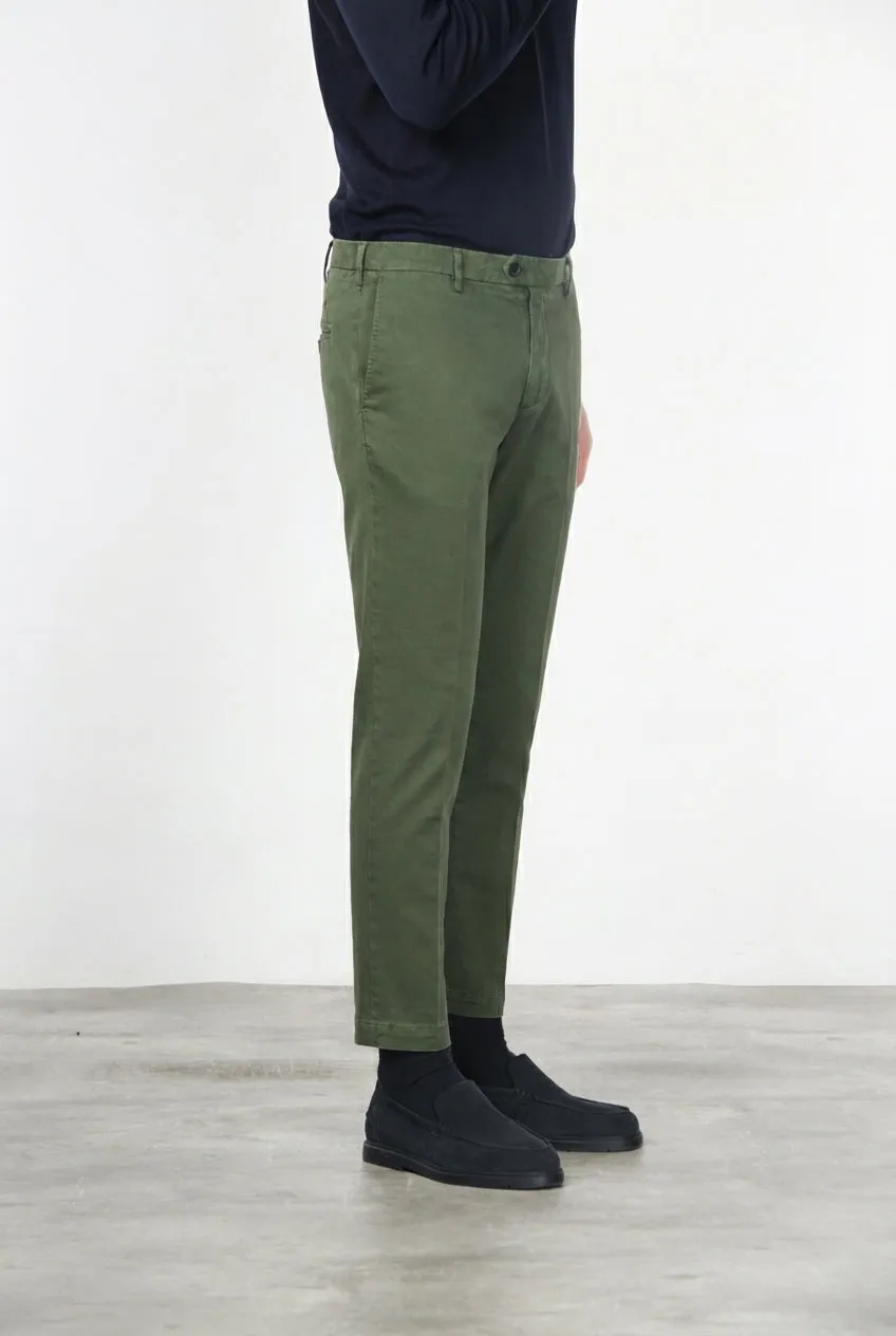 Mason's New York chino bukser skovgrøn uld regular