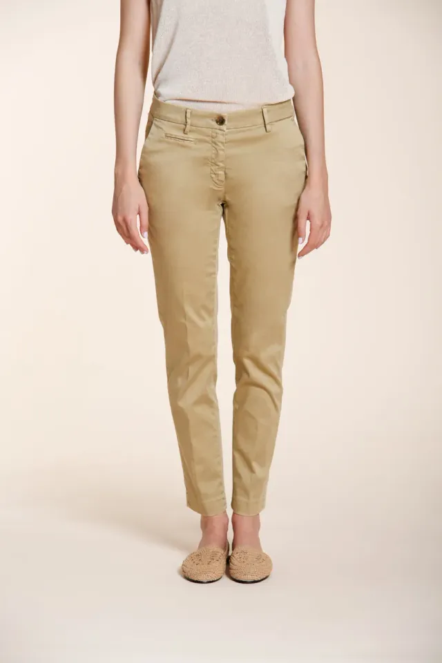 Mason's New York Slim chinobukser beige satin