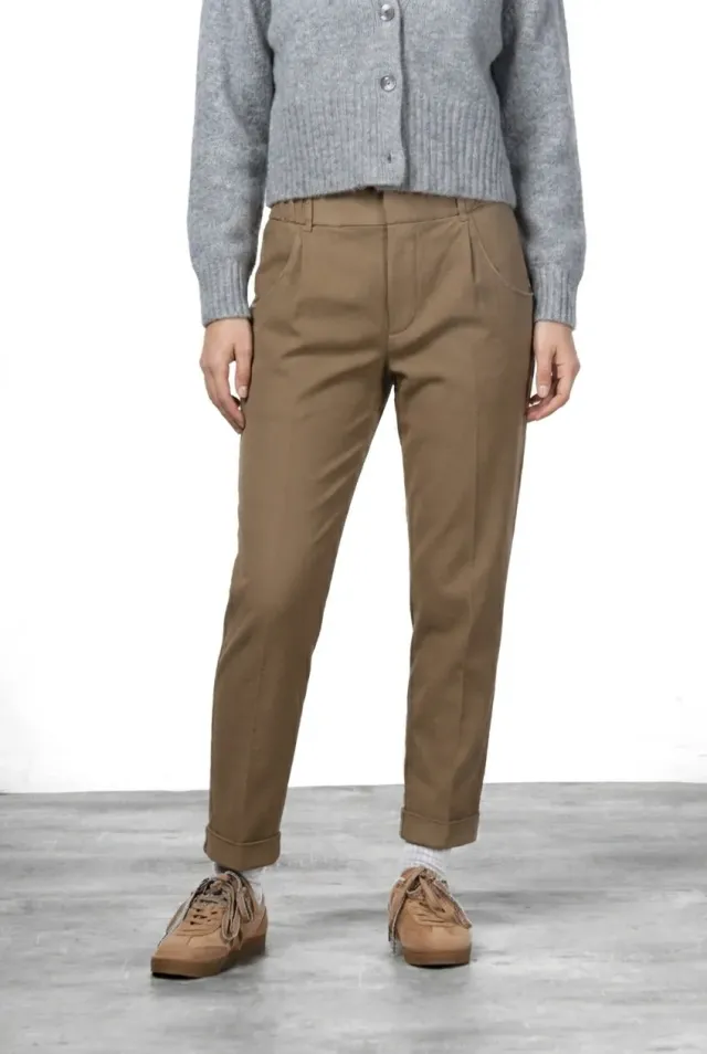 Mason's New York Jogger chino bukser beige relaxed dame