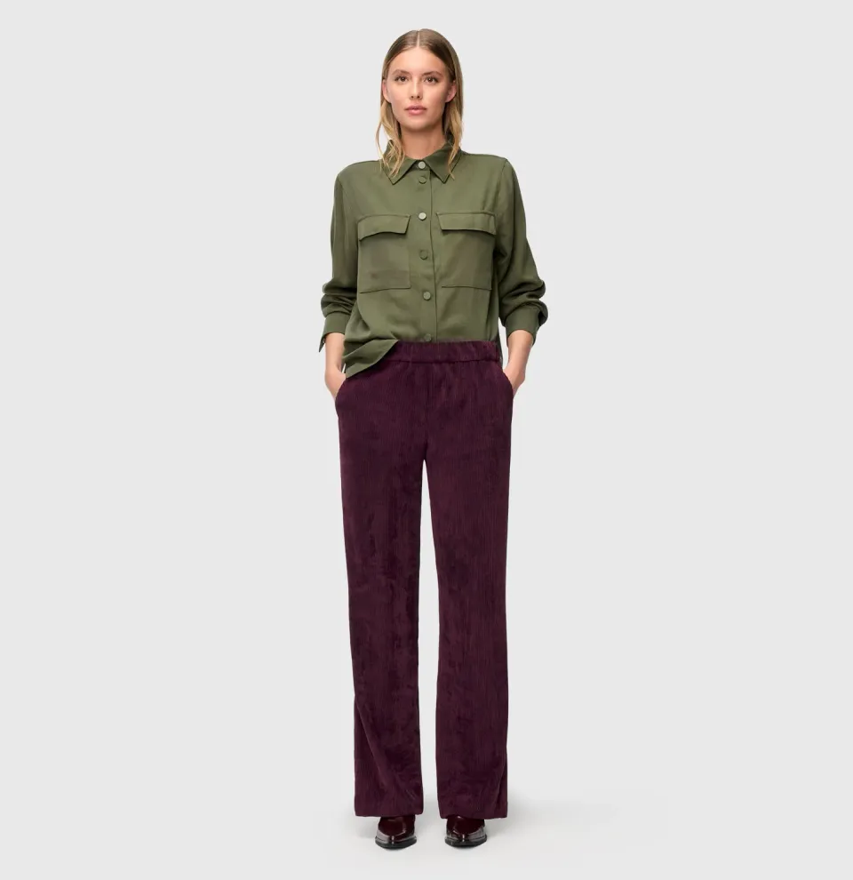MAC Chiara 3051-00-0410L cordbukser bær wide fit