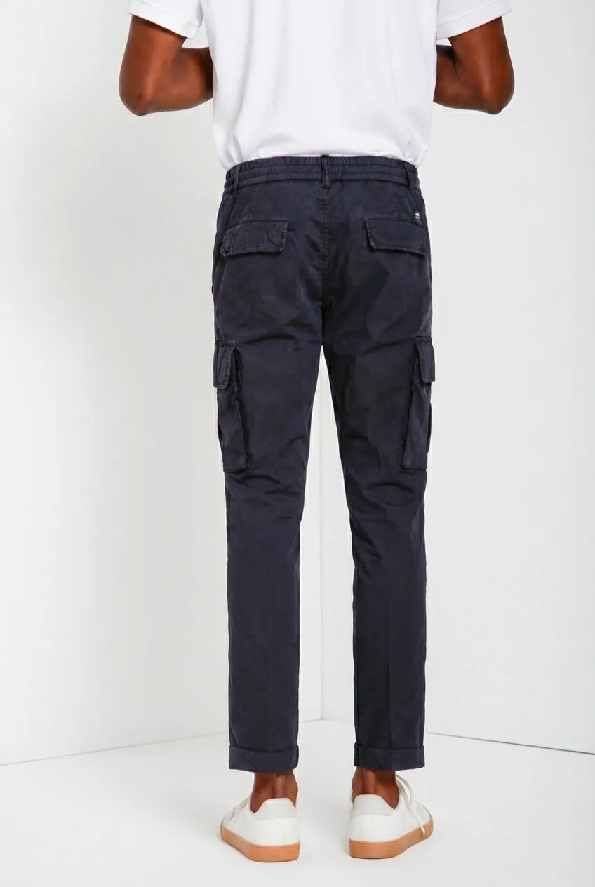 Mason's Chile Jogger cargobukser mørkeblå extra slim
