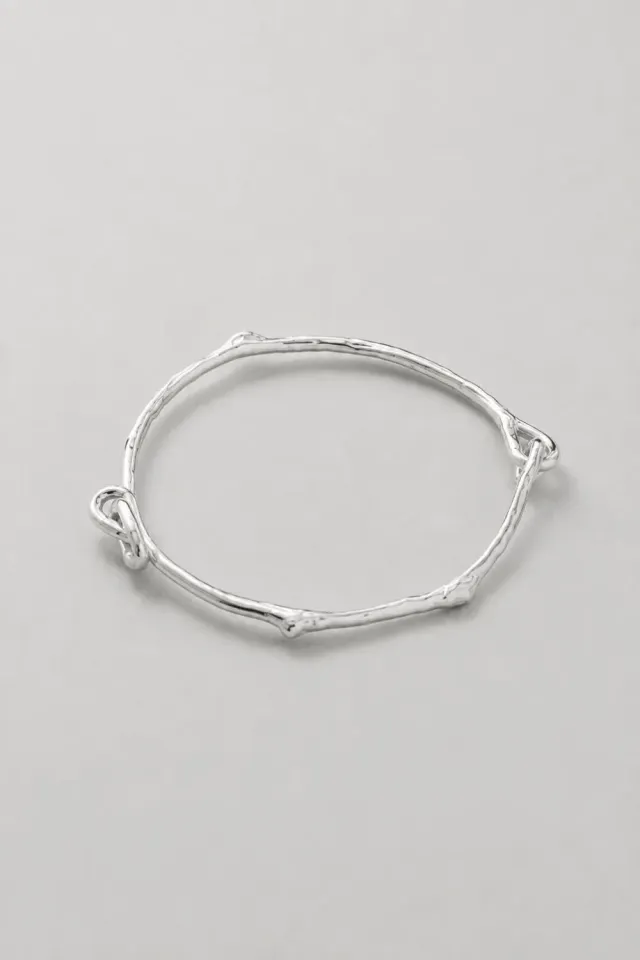 Organsk Knotted Silver bangle sølv armbånd med knude