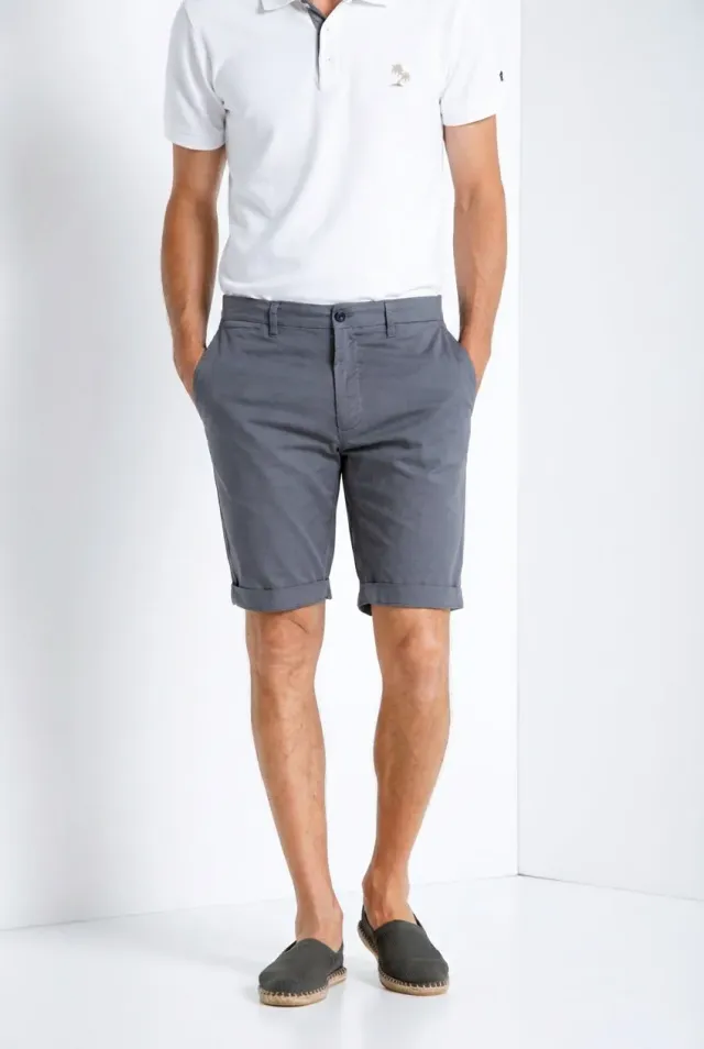 Mason's London chino bermudashorts lyseblå regular fit