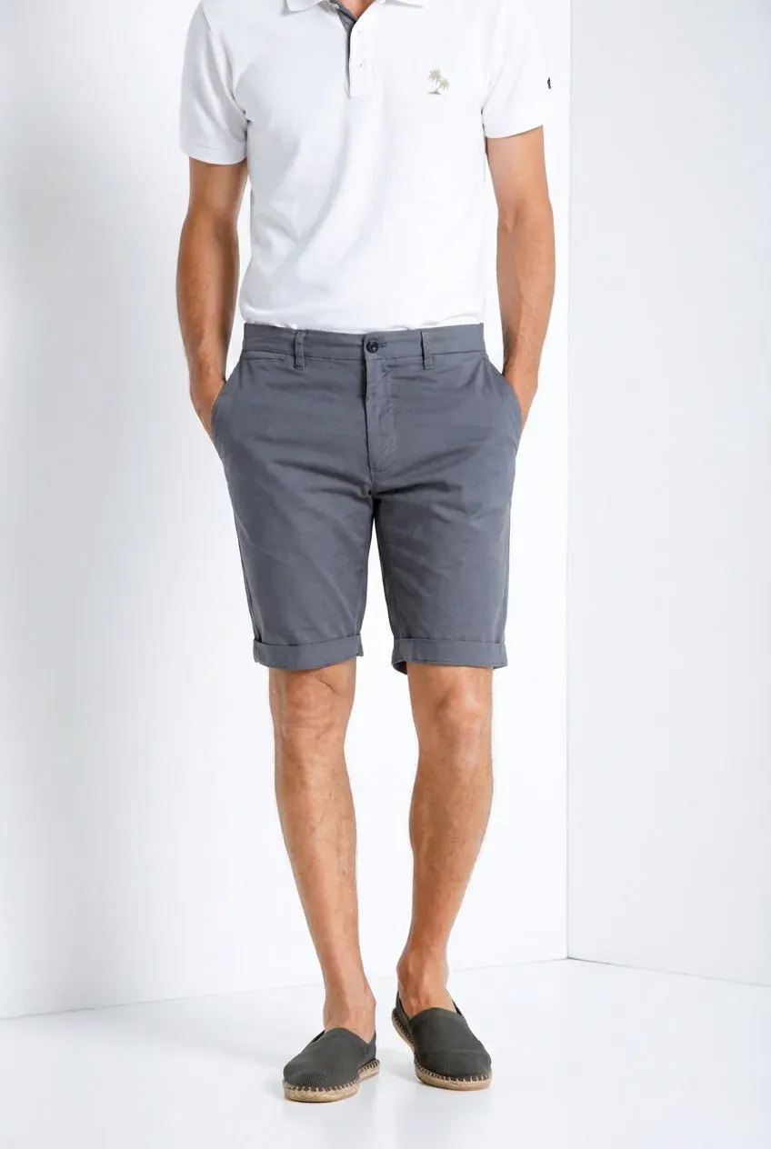Mason's London chino bermudashorts lyseblå regular fit