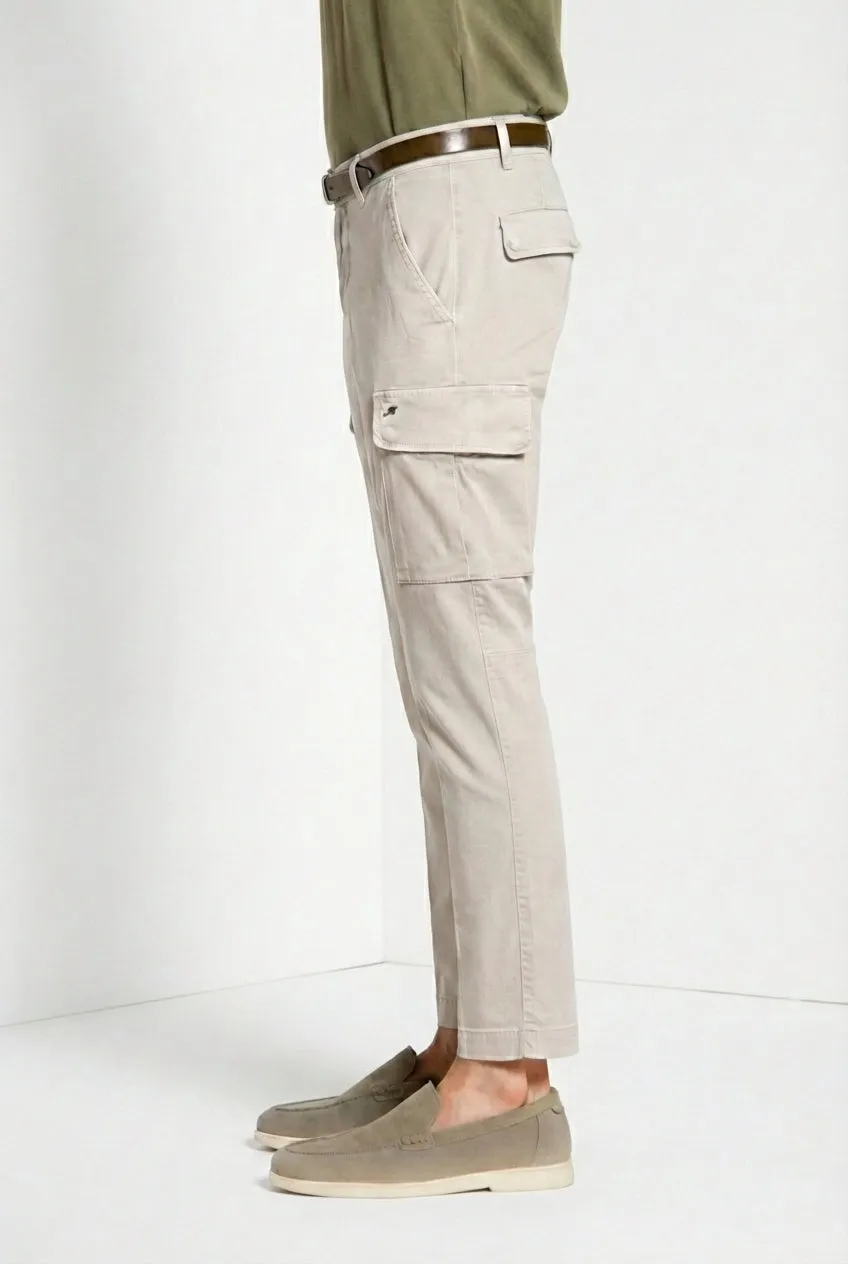 Mason's Chile cargobukser grå extra slim satin