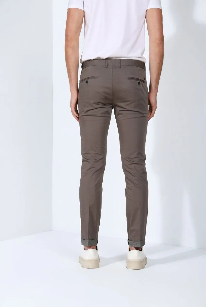 Mason's Torino Travel chino bukser grå slim stretch