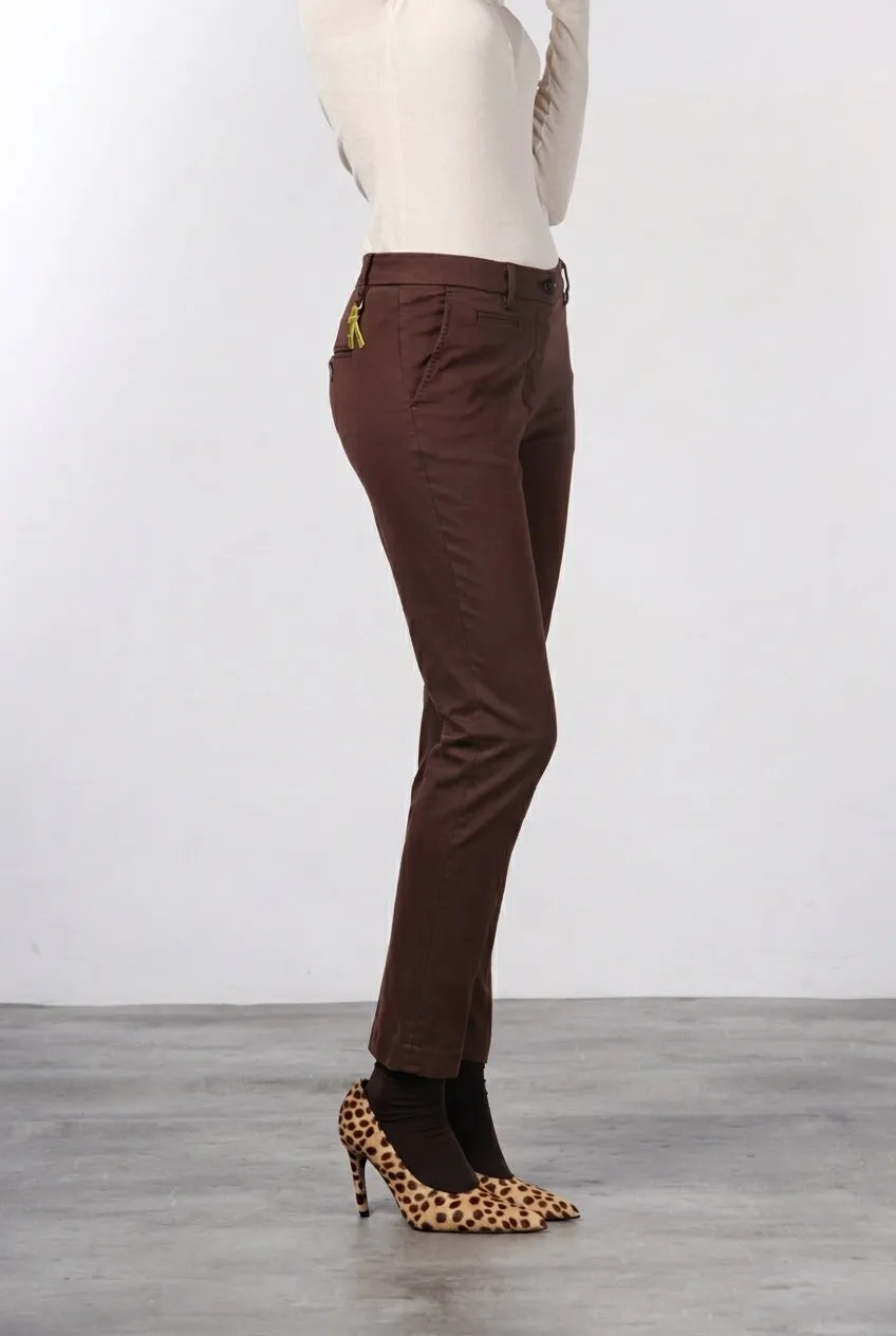 Mason's New York Slim chino bukser vinrød slim