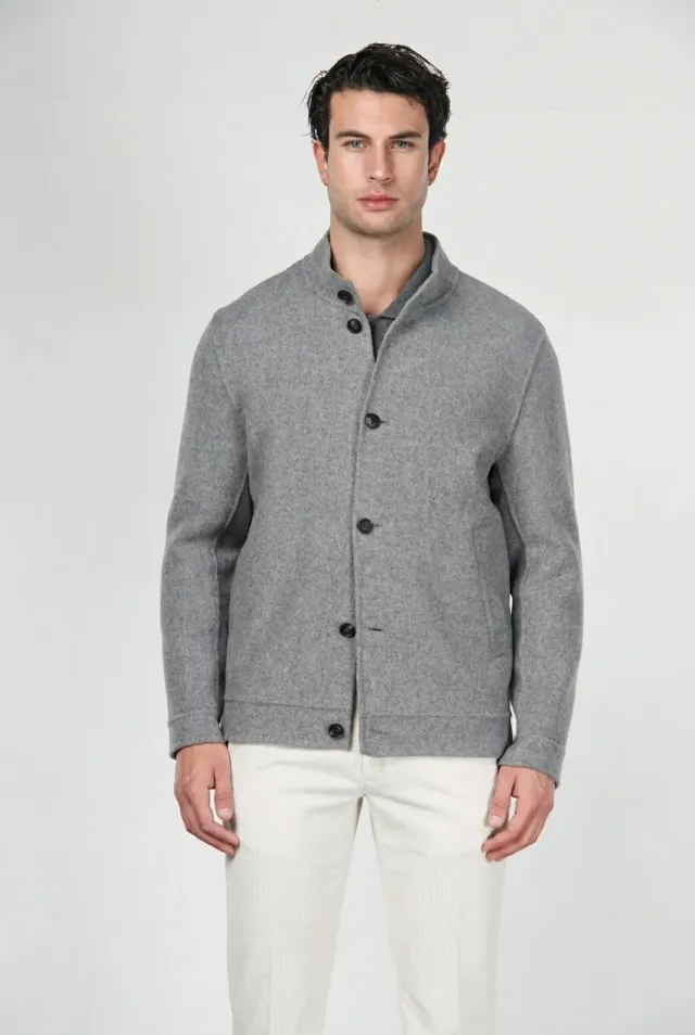 Mason's San Diego field jacket grå uld slim